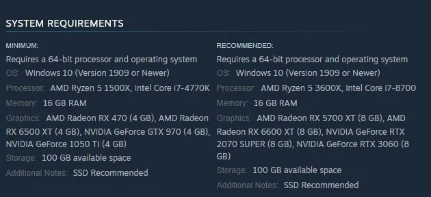 Fix 1 Check System Requirements 1