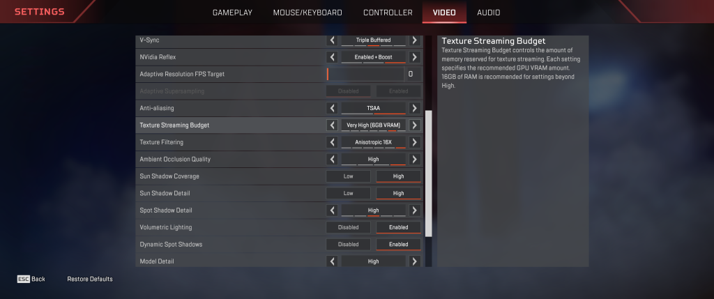 Use Lower graphics settings to fix Apex Legends FPS drop