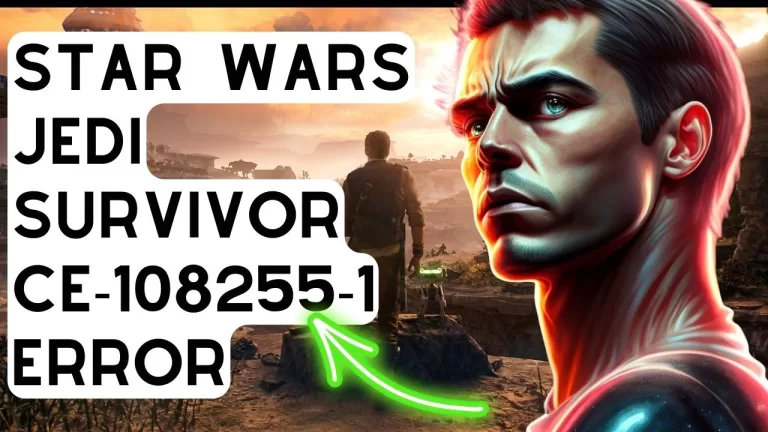 PS5 STAR WARS Jedi Survivor CE-108255-1 Error
