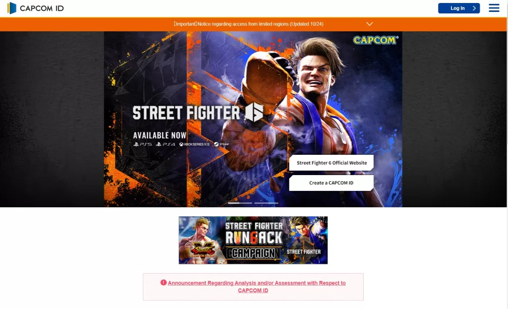 How To Fix the Confirm Capcom ID Error in Street Fighter 6