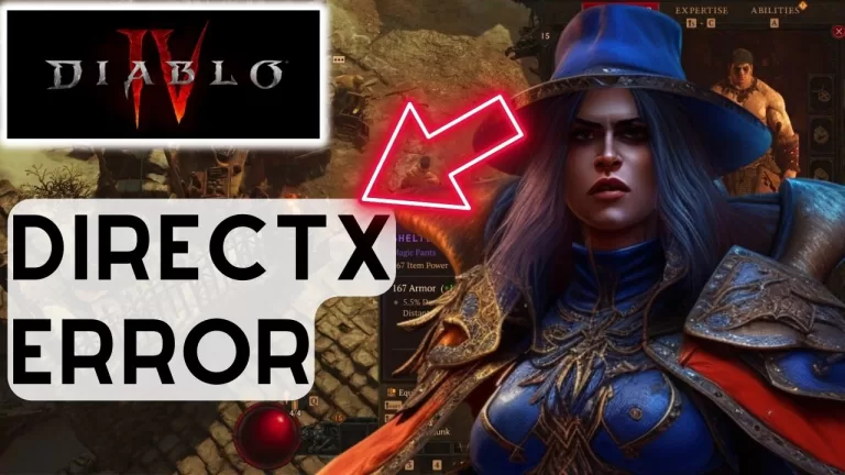 Diablo 4 DirectX Error