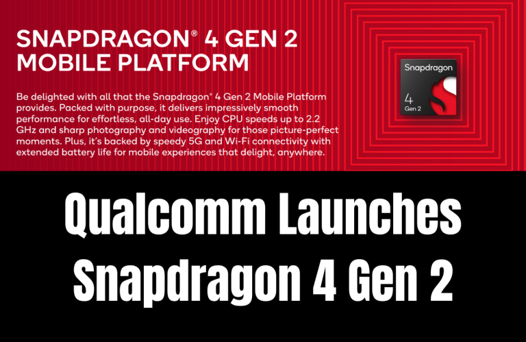 Qualcomm Launches Snapdragon 4 Gen 2 with Support for 2.5Gbps 5G Download Speeds