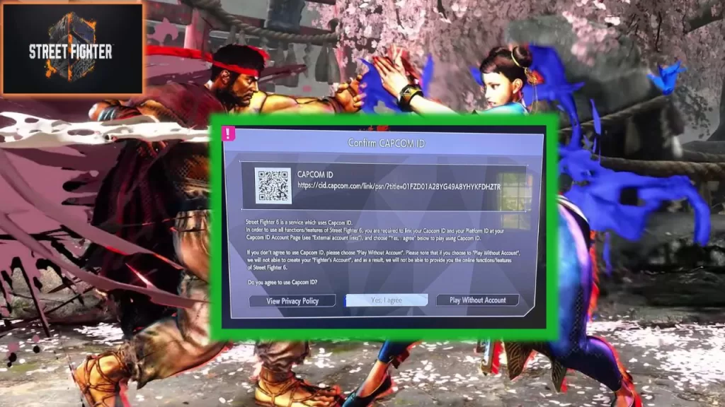 Street Fighter 6 Confirm CAPCOM ID Error