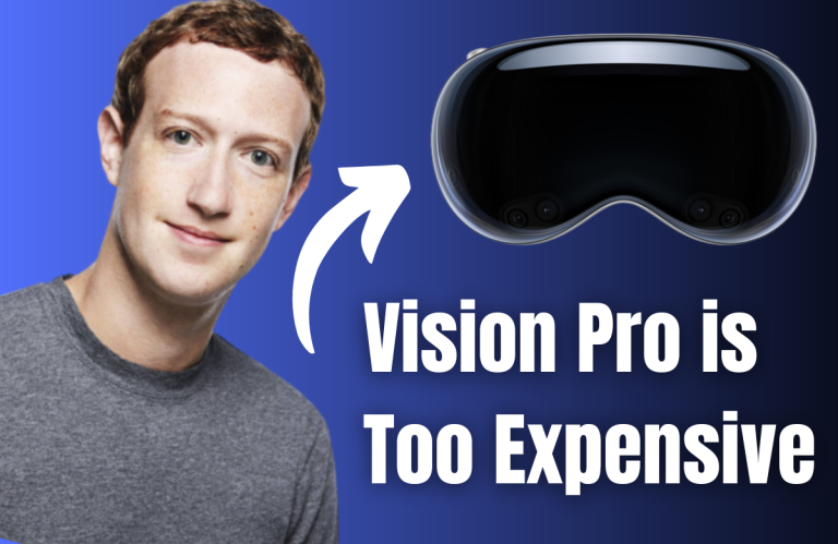 Zuckerberg Thinks Apple’s Vision Pro is Too Expensive