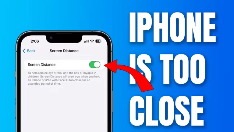 iphone ios 17 screen distance feature