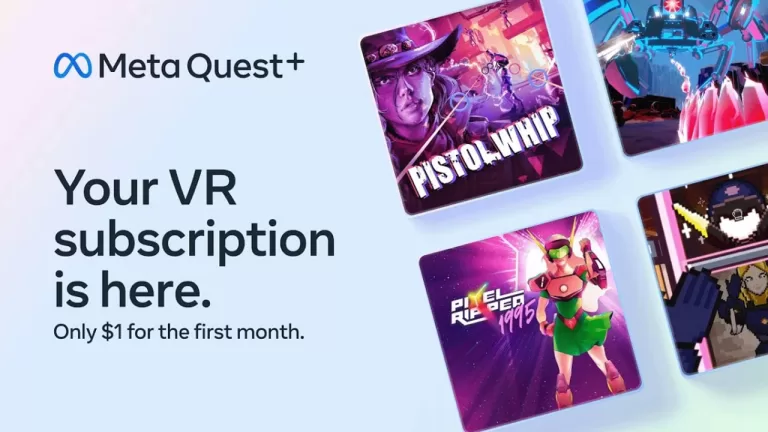 Meta Announces Quest Plus, a VR Gaming Subscription Service for $8 per Month