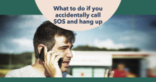 What happens if you accidentally call SOS and hang up