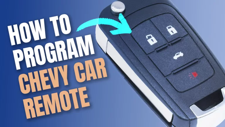 how to program chevy car remote
