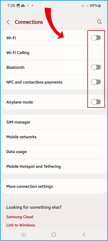 Disable unneeded wireless features