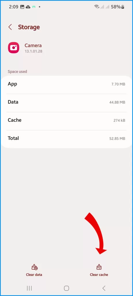 Clear App Cache and Data