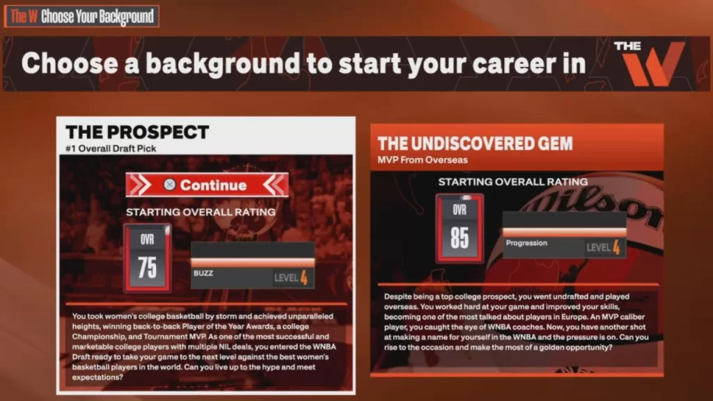 WNBA MyCareer features a smart progression design that respects players' time investment.