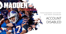 banned from madden 24 account disabled