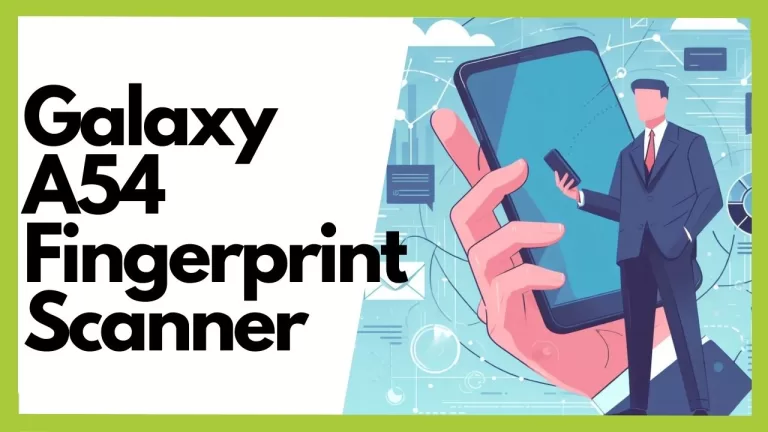 Galaxy A54 fingerprint scanner