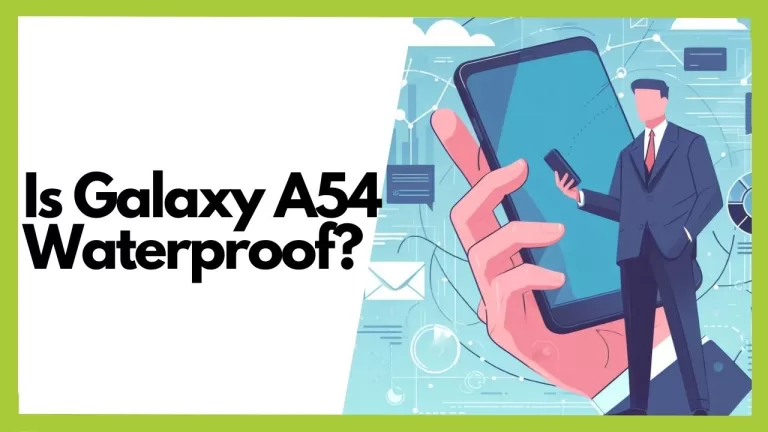 Is Galaxy A54 Waterproof