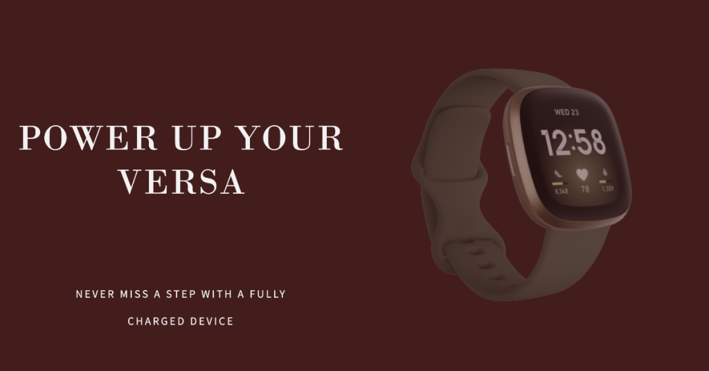 Charge your Versa