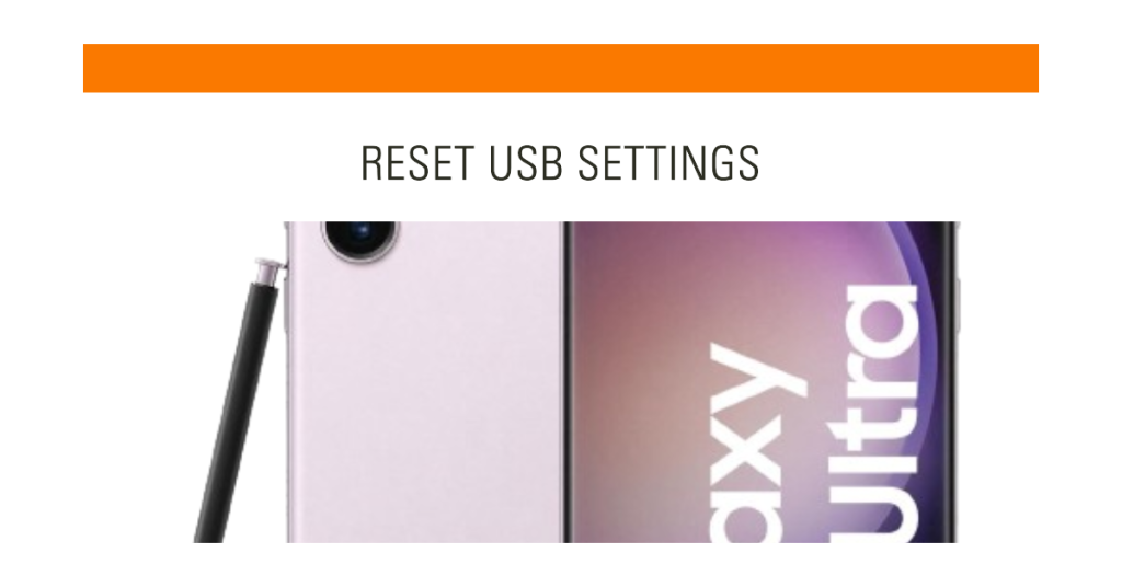 Clear data of USB Settings service