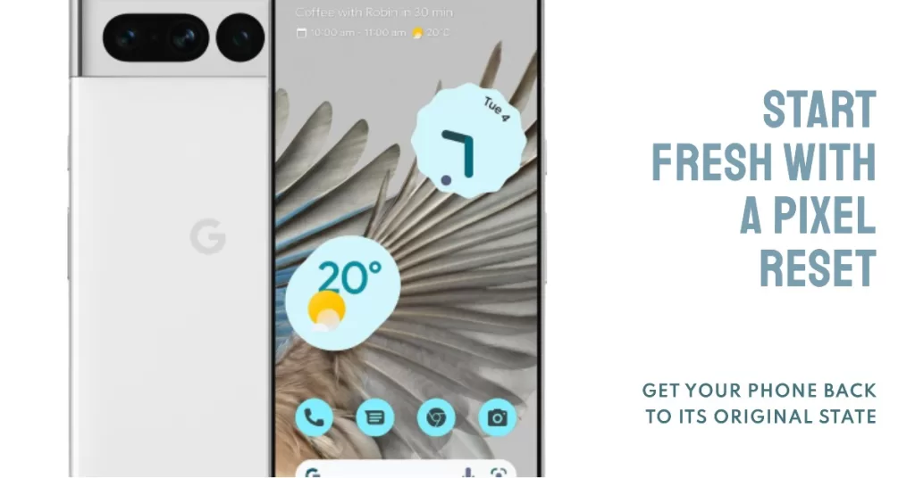 reset your Pixel phone