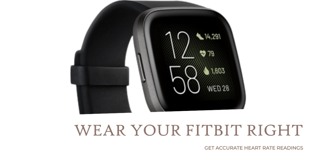 Check fitting of Fitbit on your wrist