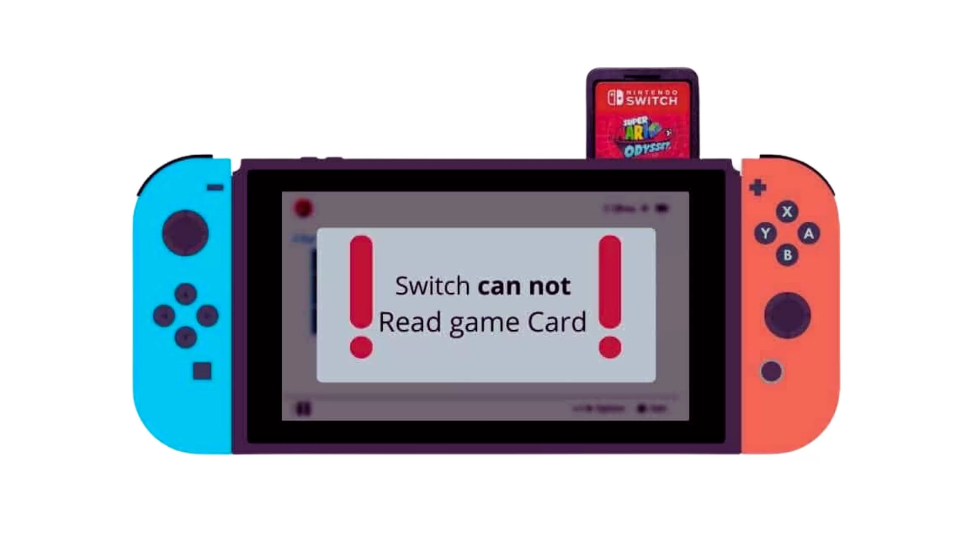 Clean the Game Card and Switch Game Card Slot