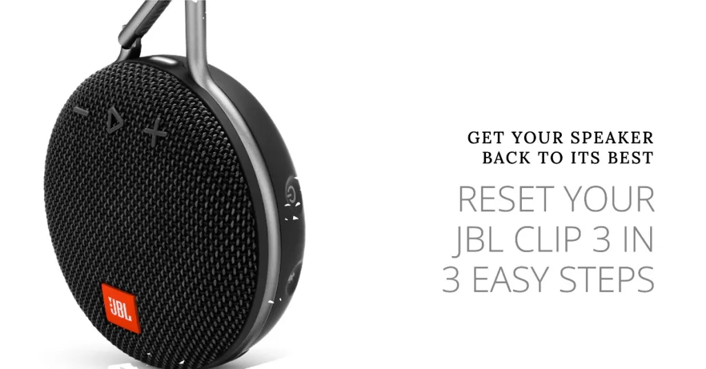 Jbl clip 3 store reset