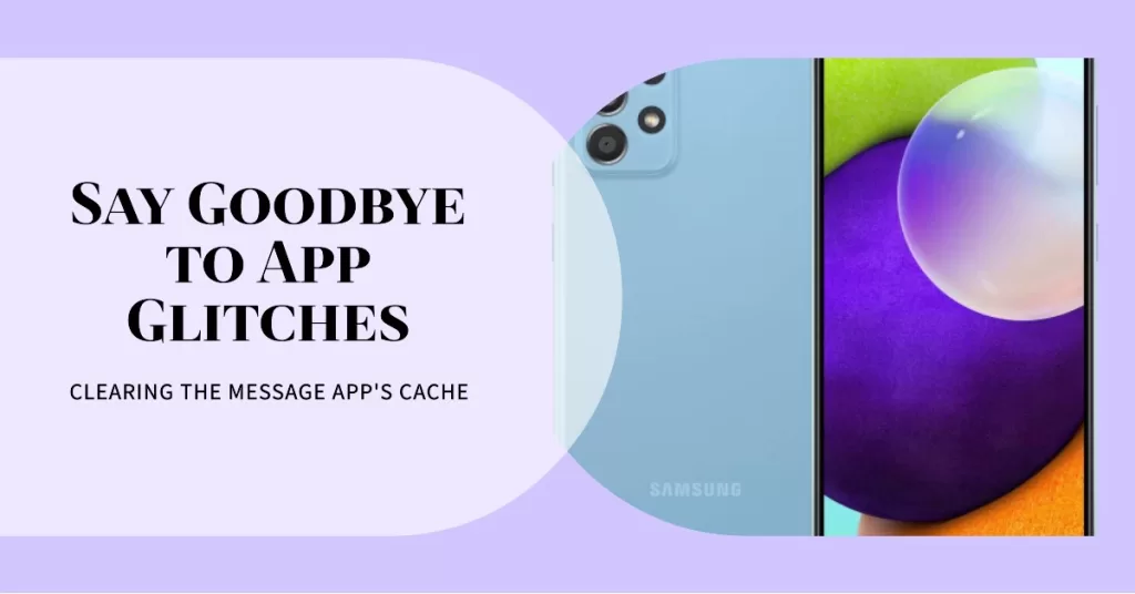 Clear the Message app's cache