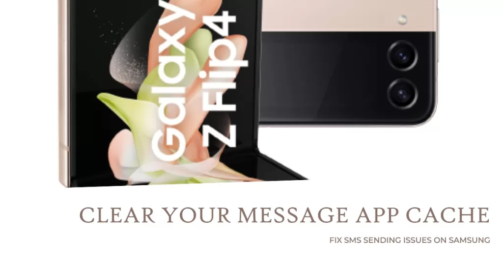 Clear the Message app cache