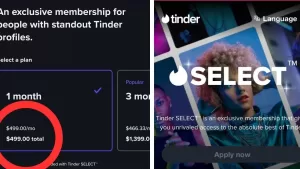 Tinder Select: $500 a Month for the Top 1% or Desperation Tax?
