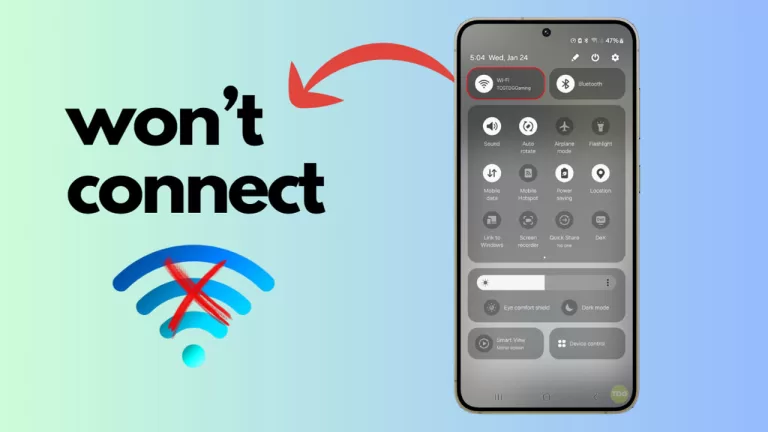 Samsung Galaxy S24 Wont connect To Wi Fi Network 6