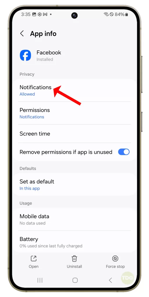 Fix Facebook Notifications Not Working On Galaxy S24 8