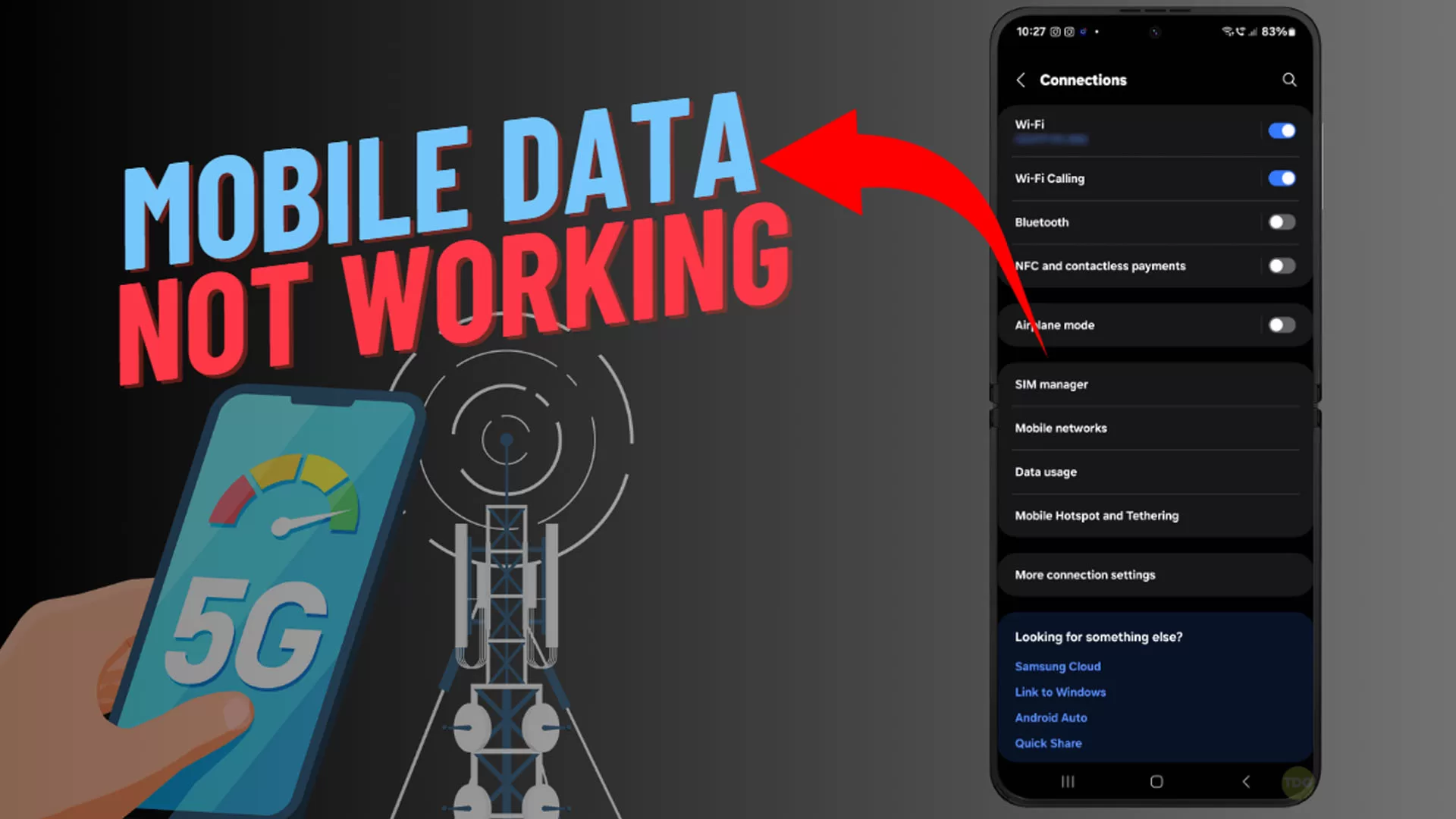 11 ways to fix mobile data that s not working on samsung galaxy z flip 5