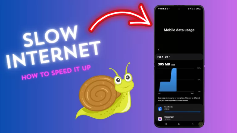How to Fix Galaxy Z Flip 5 Slow Internet Connection