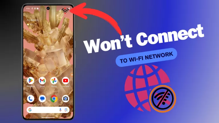 How to Fix Google Pixel 8 wont connect to wi fi network