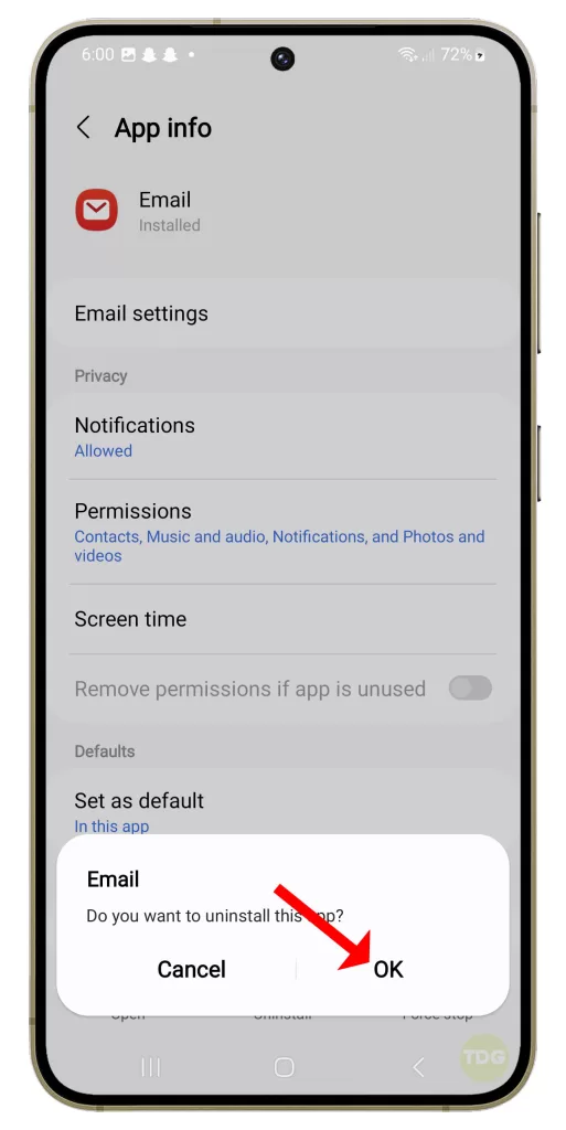 Samsung Email App Notifications Not Working On Galaxy S24 6