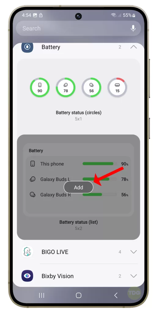 Show Battery Percentage On Samsung Galaxy S24 12