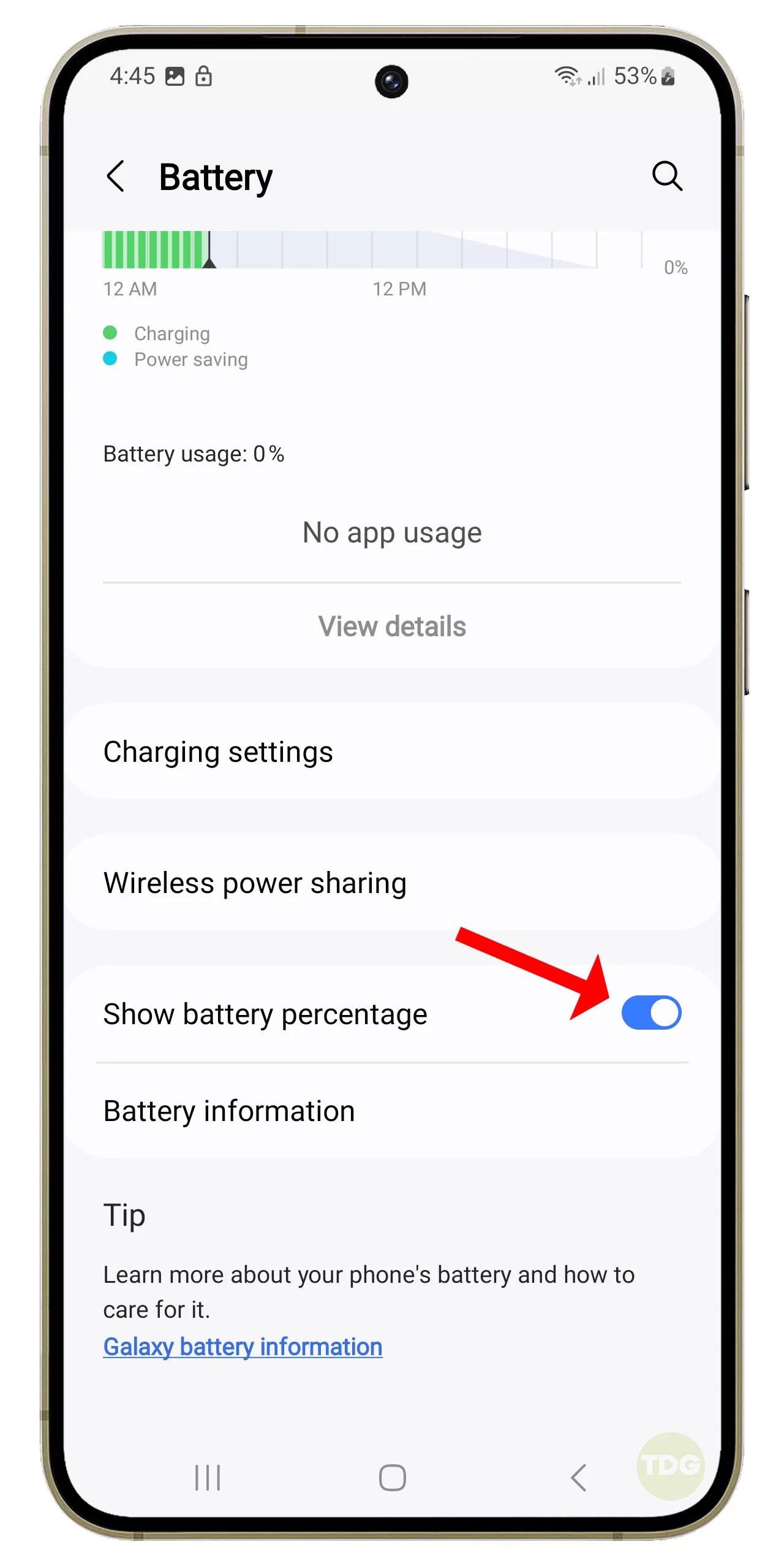 Show Battery Percentage On Samsung Galaxy S24 6 jpg