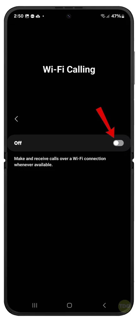 fix Galaxy Z Flip 5 cant hear caller issue 2