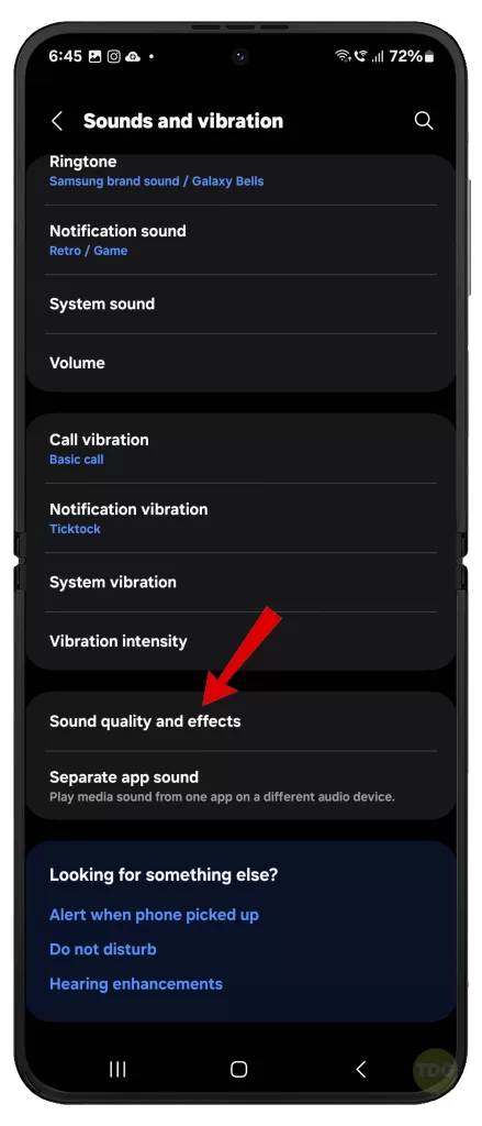 fix Samsung Galaxy Z Flip 5 audio speaker no sound 8