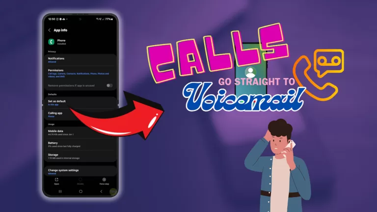 Why do Calls Go Straight to Voicemail on Galaxy Z Flip 5?