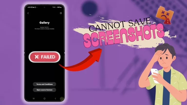 Fix Galaxy Z Flip 5 Cannot Save Screenshots Troubleshooting Guide