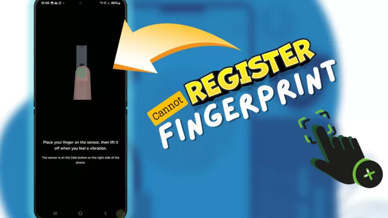 Fix Galaxy Z Flip 5 Fingerprint Registration Error Cannot Add Fingerprint Troubleshooting