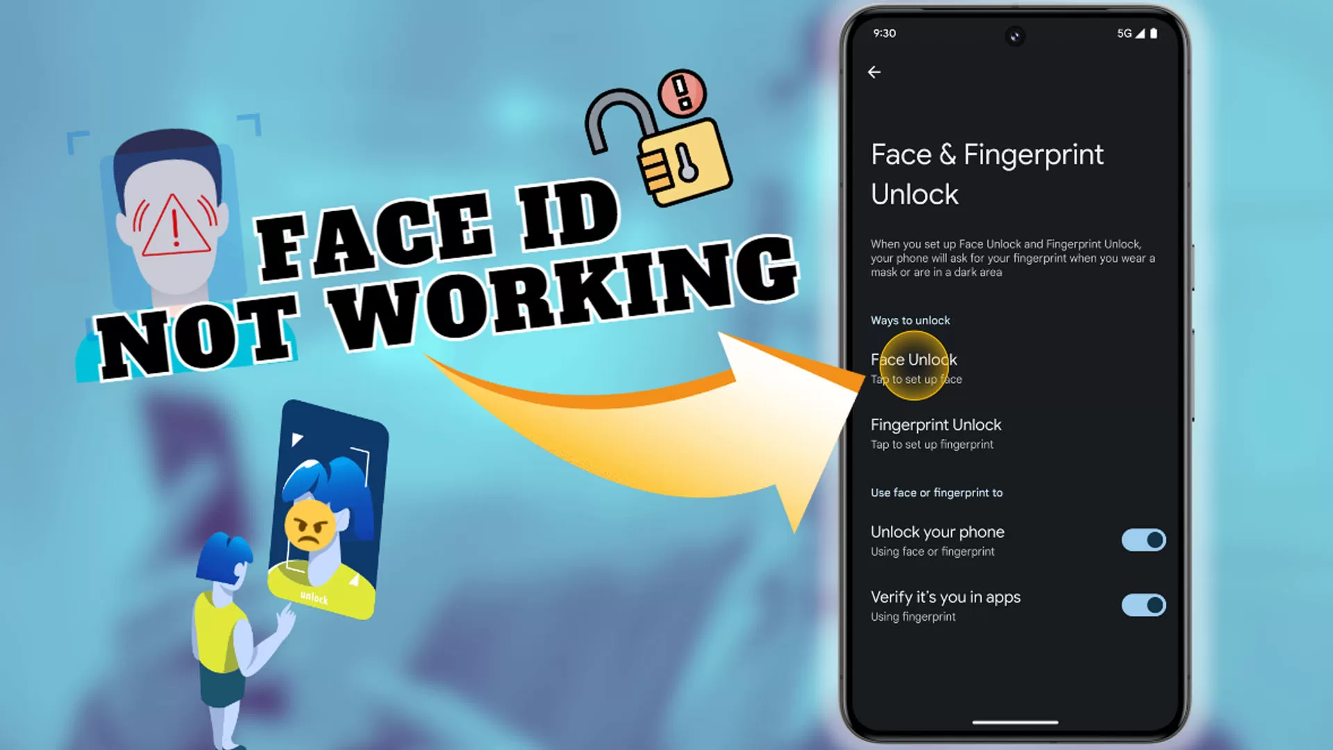 does google pixel 9 have face id