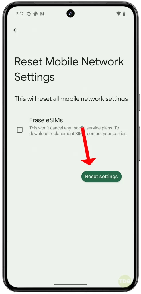 Fix Google Pixel 8 Mobile Data Not Working 8