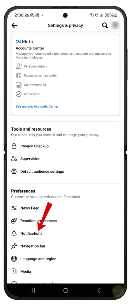 Galaxy Z Flip 5 Facebook Notifications Not Working 1