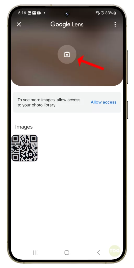 How To Scan QR Code On Galaxy S24 Email Text Browser Or Photo 3