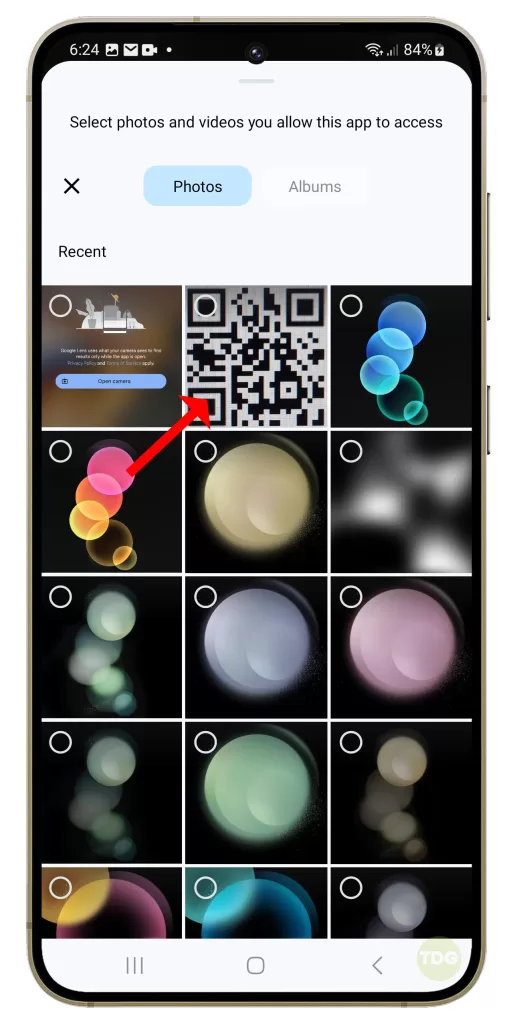 How To Scan QR Code On Galaxy S24 Email Text Browser Or Photo 7