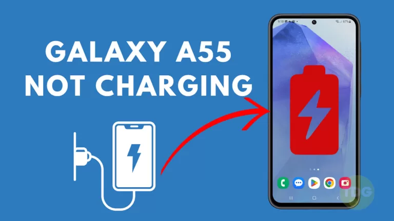 Why is my Samsung Galaxy A55 not charging 10
