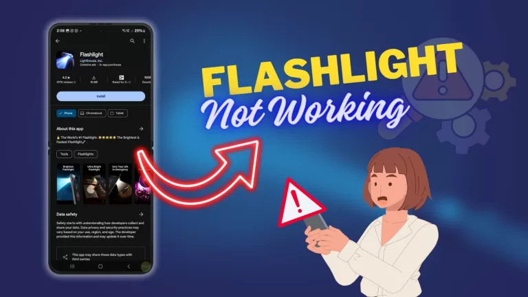 fix galaxy z flip 5 flashlight not working troubleshooting guide