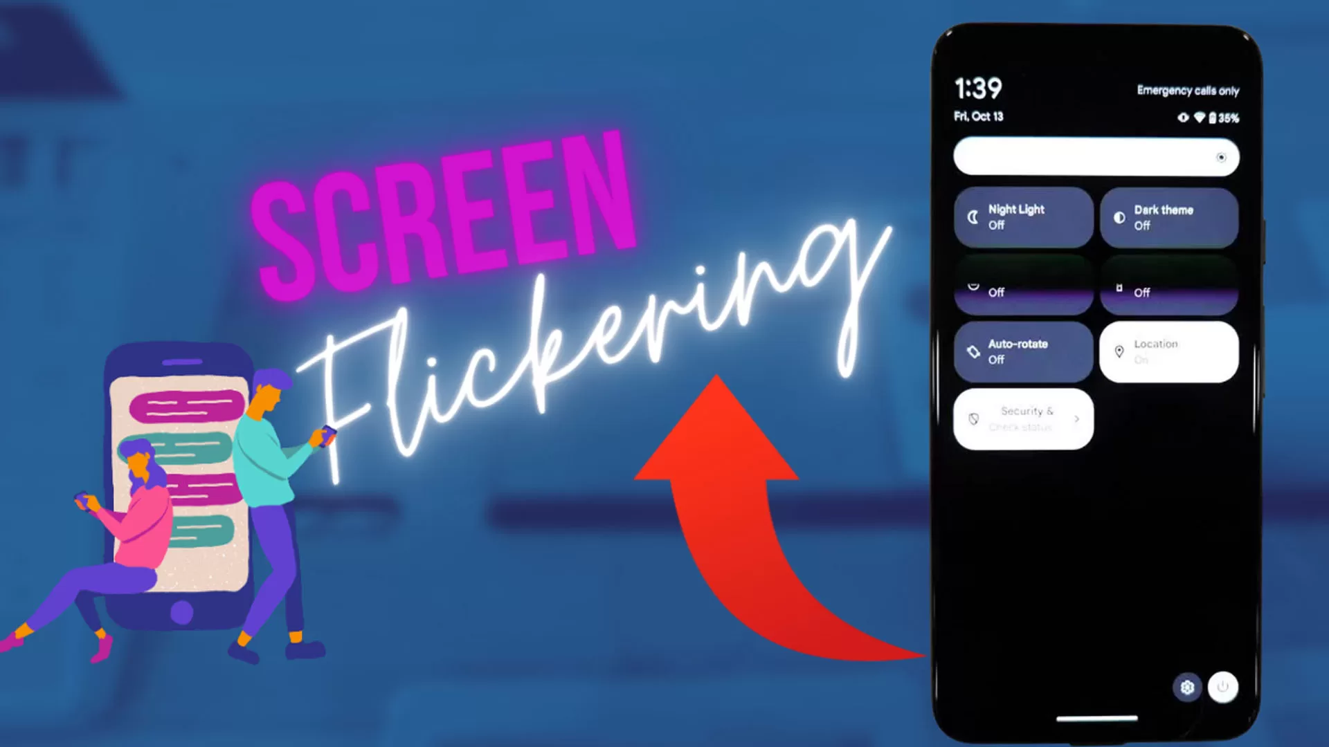 green screen flickering pixel 8