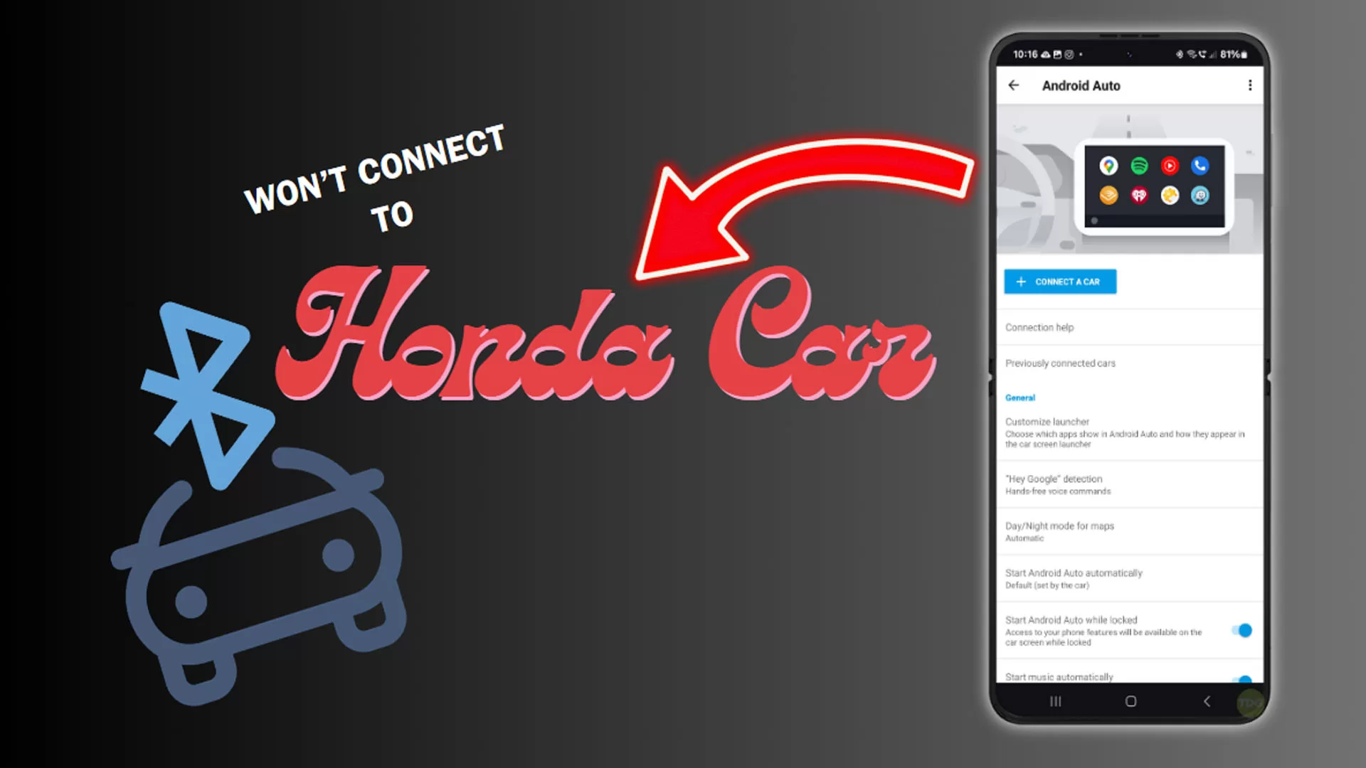 How To Fix Samsung Galaxy Z Flip 5 Won’t Connect To Honda Car via