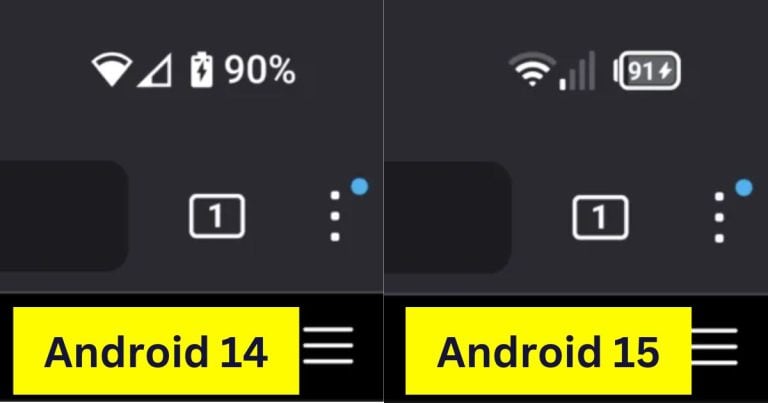 Google’s Android 15 Update Sparks Outrage Over Retro Status Bar Icons